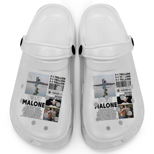Discover Post Malone Clogs, F-1 Trillion Album Vintage Clogs