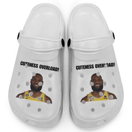 Discover My Glorious King LeBron James Cuteness Overload Clogs - Perfect for Basketball Fans