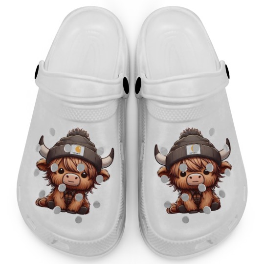 Discover Highland Cow Clogs - Cute Cow Design