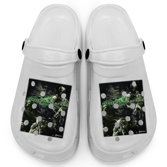 Discover 2009 Call of Duty Modern Warfare 2 IW Promo Vintage Y2K Clogs