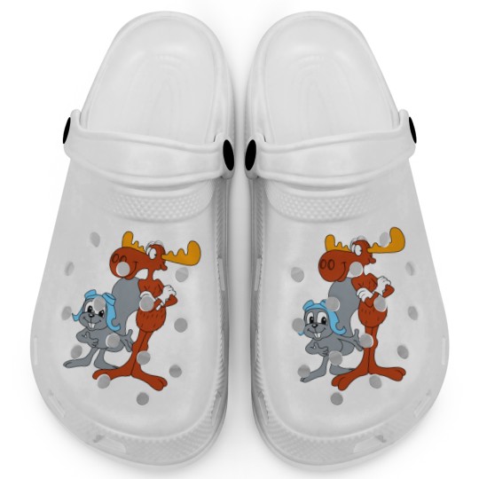 Discover Rocky and Bullwinkle Clogs