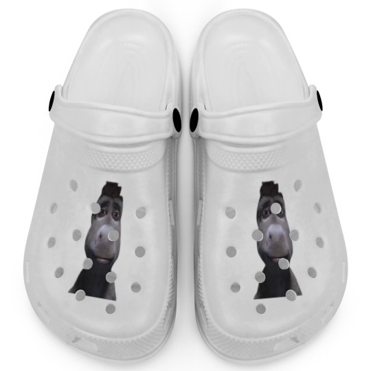 Discover Staring Donkey from shrek Clogs