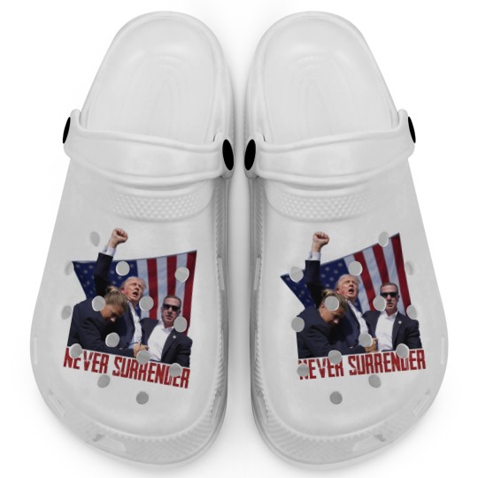 Discover Trump Shot Clogs - Pennsylvania Rally 2024