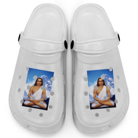 Discover Mahavatar Babaji In Lotus Posture In Himalayas 904 Clogs