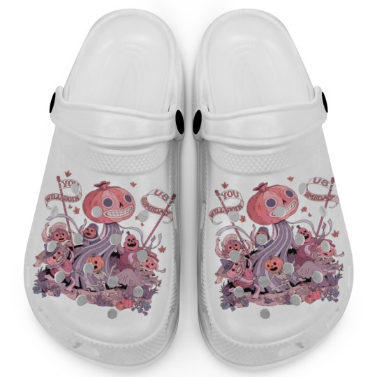 Discover Over The Garden Wall Clogs, Vintage Pottsfield Halloween Pumpkin Clogs