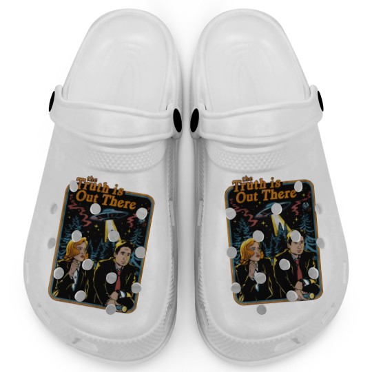 Discover The truth is out there X Files funny Classic Clogs