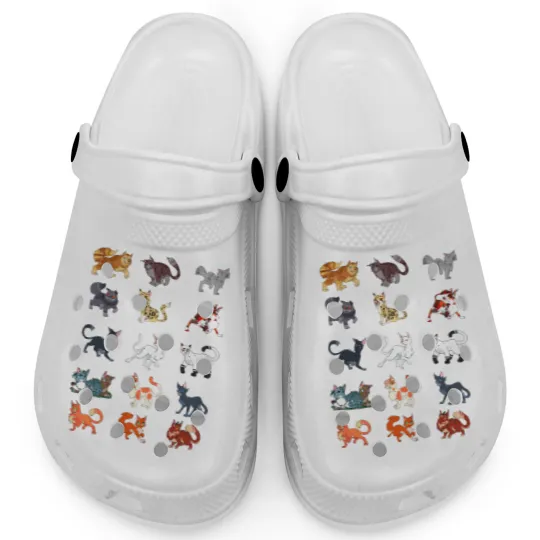 Discover Warrior cats pattern 1 Clogs