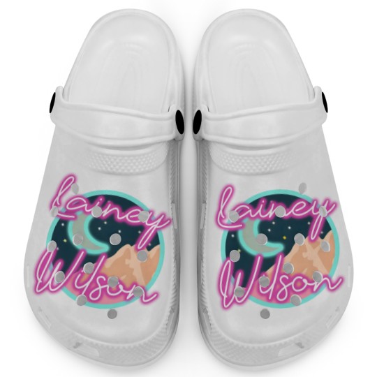 Discover Lainey Wilson Cowboy Neon Clogs