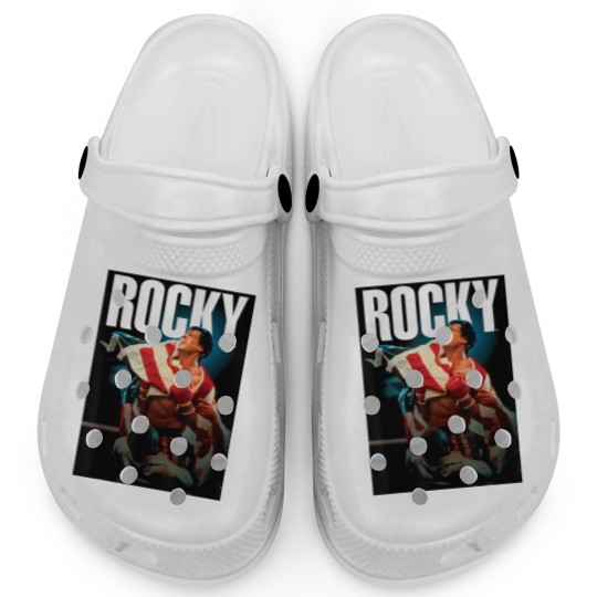 Discover Rocky IV American Flag Portrait Clogs