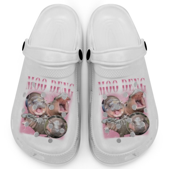 Discover Vintage Moo Deng Clogs