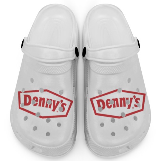 Discover Denny's Logo Restaurant Clogs