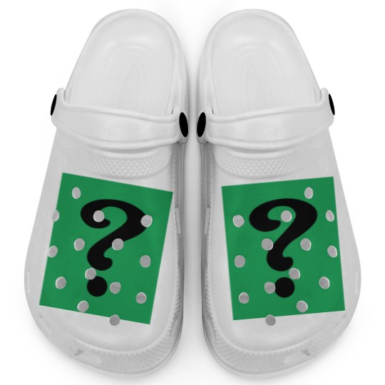 Discover The Riddler Graphic Clogs