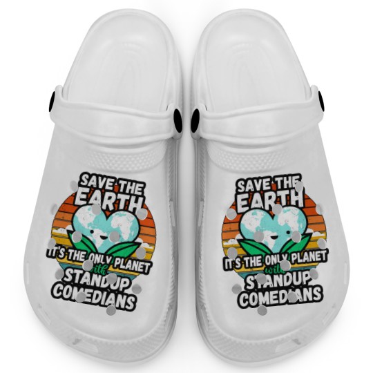 Discover STANDUP COMEDIAN  EARTH DAY GIFT - SAVE THE EARTH IT_S THE ONLY PLANET WITH STANDUP COMEDIANS Classi Clogs