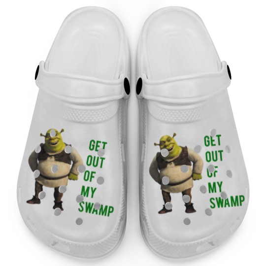 Discover Get out of my swamp Clogs
