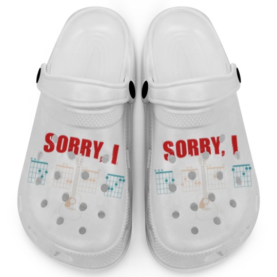 Discover Funny Guitar Message Chords Idgaf Guitarist Chord Clogs