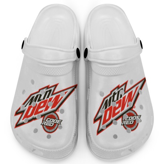 Discover Mtn Dew Code Red Drink Clogs