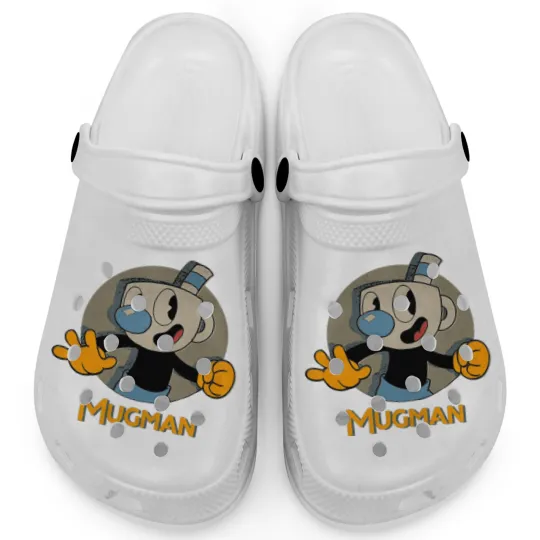 Discover Cuphead mugman boy beauty art Clogs