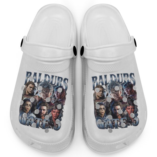 Discover Baldurs Gate 3 Vintage Clogs, Gift For Woman and Man Unisex Clogs
