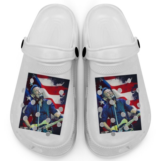 Discover Bruce Springsteen Tour 2024 Graphic Clogs