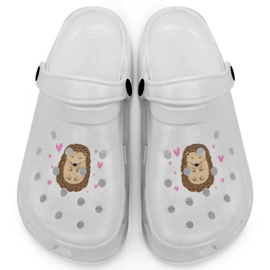 Discover Just A Girl Who Loves Hedgehogs Funny Hedgehog Gifts Girls Clogs
