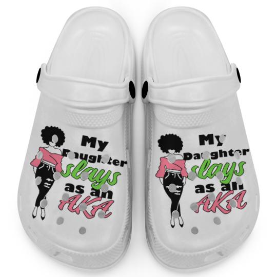 Discover AKA Sorority Daughter Paraphernalia Gift For Mom Clogs