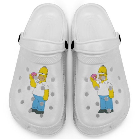 Discover The Simpsons Homer Simpson Donut Clogs