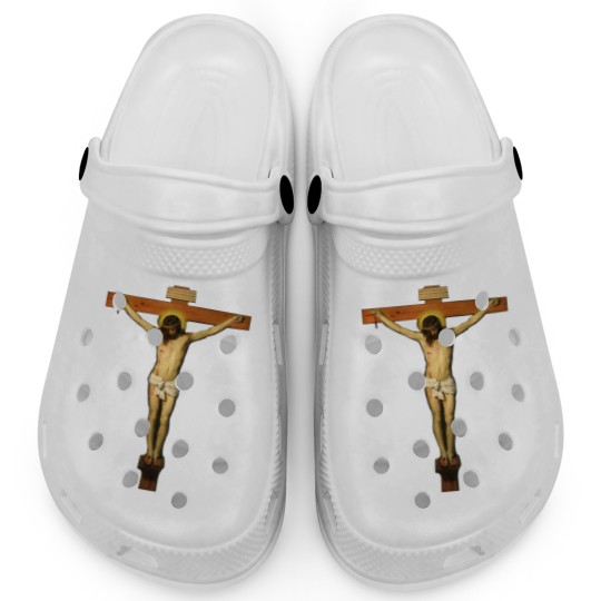 Discover Jesus Crucifix Passion of Christ Clogs