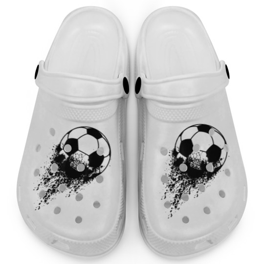 Discover Soccer Player Sports Vintage Men Boys Soccer Clogs