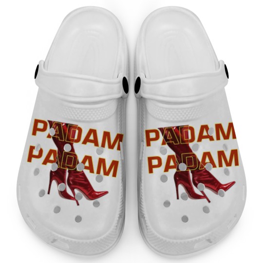 Discover PADAM PADAM Red Fierce Boots Short Sleeve Clogs