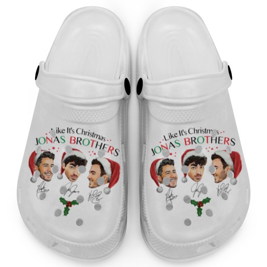 Discover Like It's Christmas Jonas Brothers Clogs Unisex Clogs For Men Women S-5XL