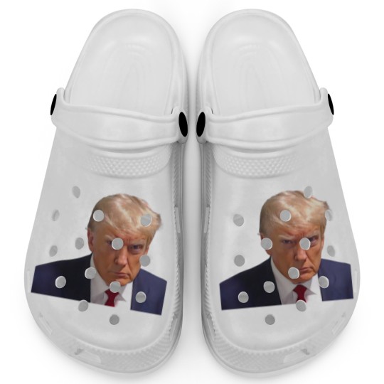 Discover -----------Donald-Trump Mugshot -------- Clogs