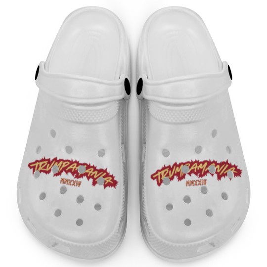 Discover Trumpamania 2024 Clogs, Trumpamania MMXXIV, Trump for President 2024 Clogs
