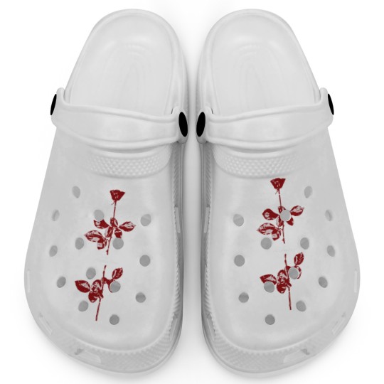 Discover Violator Red - Depeche Mode Clogs