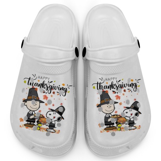 Discover Snoopy Thanksgiving Clogs
