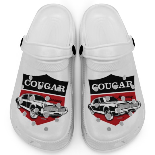Discover Classic Mercury Cougar crest Clogs