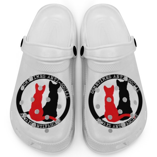 Discover Antifa Cats Clogs
