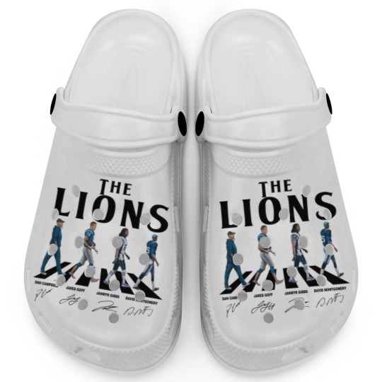 Discover Lions Walking Abbey Road Signatures Football Clogs