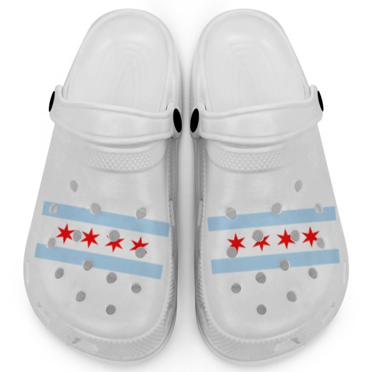 Discover Chicago Flag - Chicago - Clogs