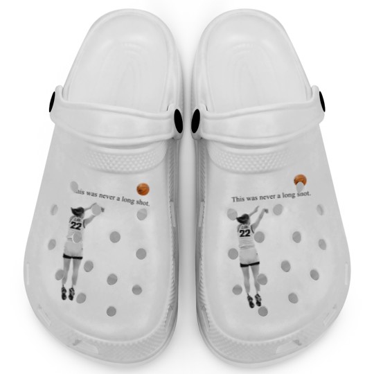 Discover Caitlin Clark This Never A Long Shot Breaking Record White Clogs