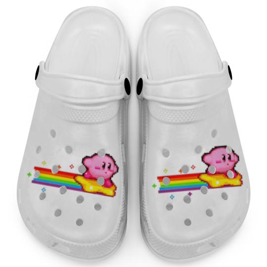 Discover Kirby Rainbow Clogs, Cute Kirby Clogs