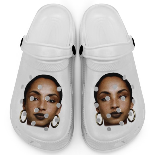 Discover Rare Sade Adu Face Clogs Collection Singer Unisex Clogs