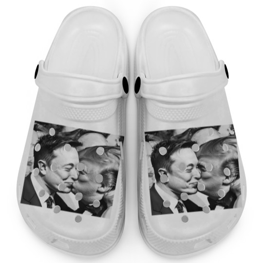 Discover Elon Musk and Donald Trump Kissing Clogs