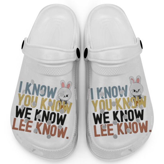 Discover Lee Know Stray Kids Funny Clogs