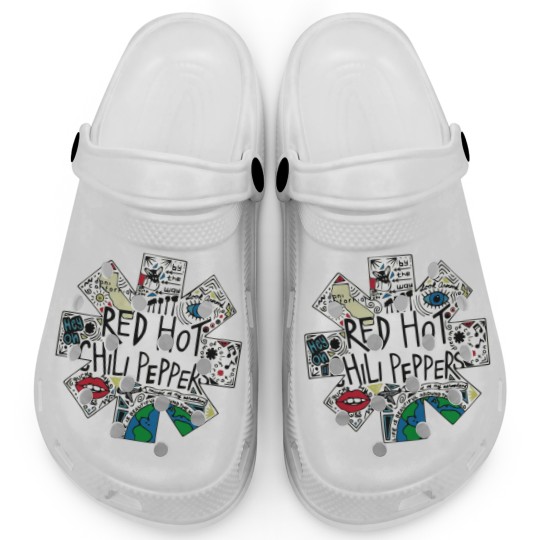 Discover Vintage Red Hot Chili Peppers Concert Clogs