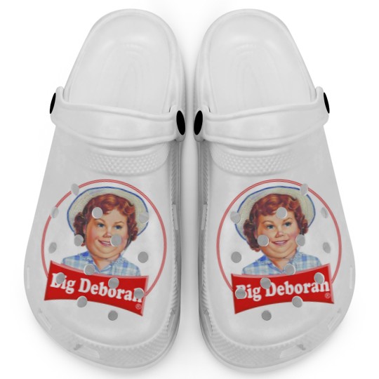 Discover BIG DEBORAH Funny Tasteless Clogs