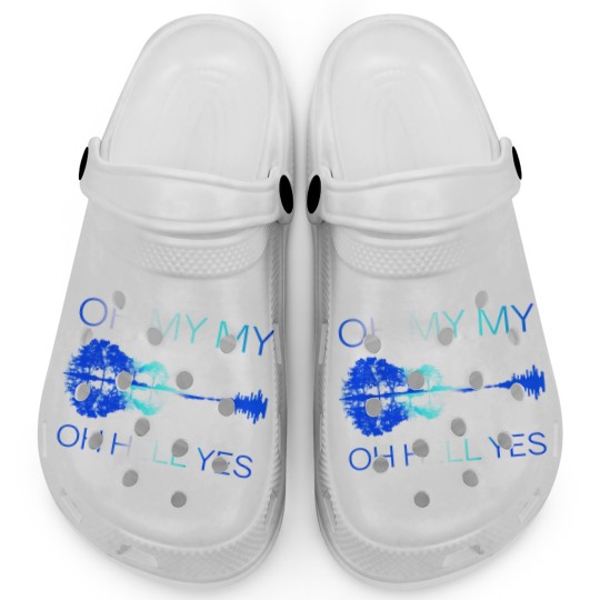 Discover Classic Oh my my Oh hell yes Guitar Clogs