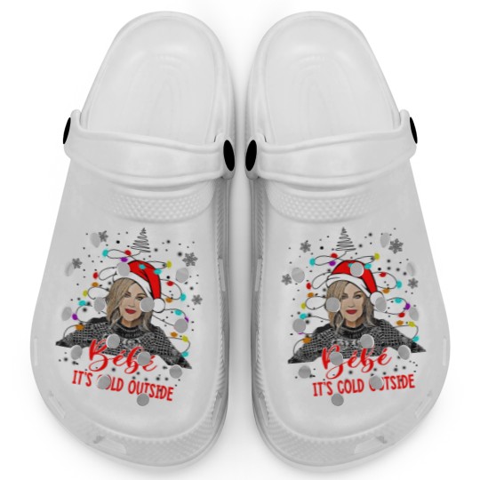 Discover Bebe Cold Outside Christmas Clogs - Moira Rose Schitt's Creek Collection