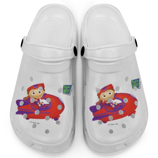 Discover Super WHY! Wonder Red in Plane Clogs