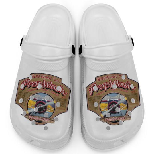 Discover PropWash Brewing Co. Radial Red DHC2 Beaver Floatplane Clogs