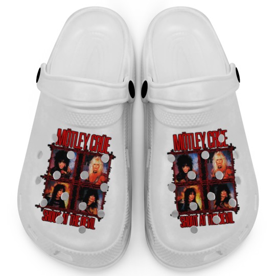 Discover Mtley Cre Shout At The Devil Wire Clogs